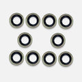 10X Oil Drain Sump Plug Washers X10 For Peugeot, Citroen, Ford, Land Rover, and Mazda - D2P Autoparts