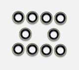 10X Oil Drain Sump Plug Washers X10 For Peugeot, Citroen, Ford, Land Rover, and Mazda - D2P Autoparts