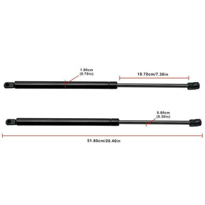 2X Tailgate Boot Gas Struts (Left & Right) For Mini: Mini, 41626801258 - D2P Autoparts