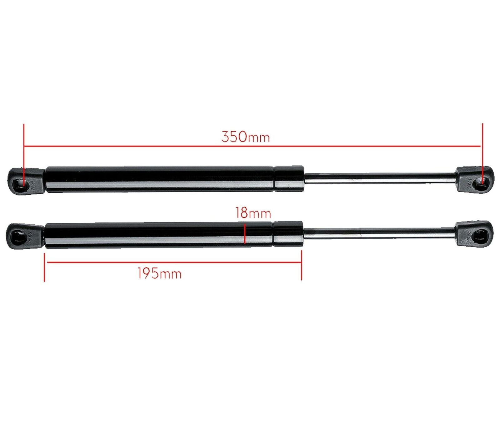 2x Tailgate Trunk Boot Gas Struts (Left & Right) Lifter for Citroen C8731G3 - D2P Autoparts