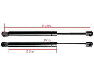 2x Tailgate Trunk Boot Gas Struts (Left & Right) Lifter for Citroen C8731G3 - D2P Autoparts