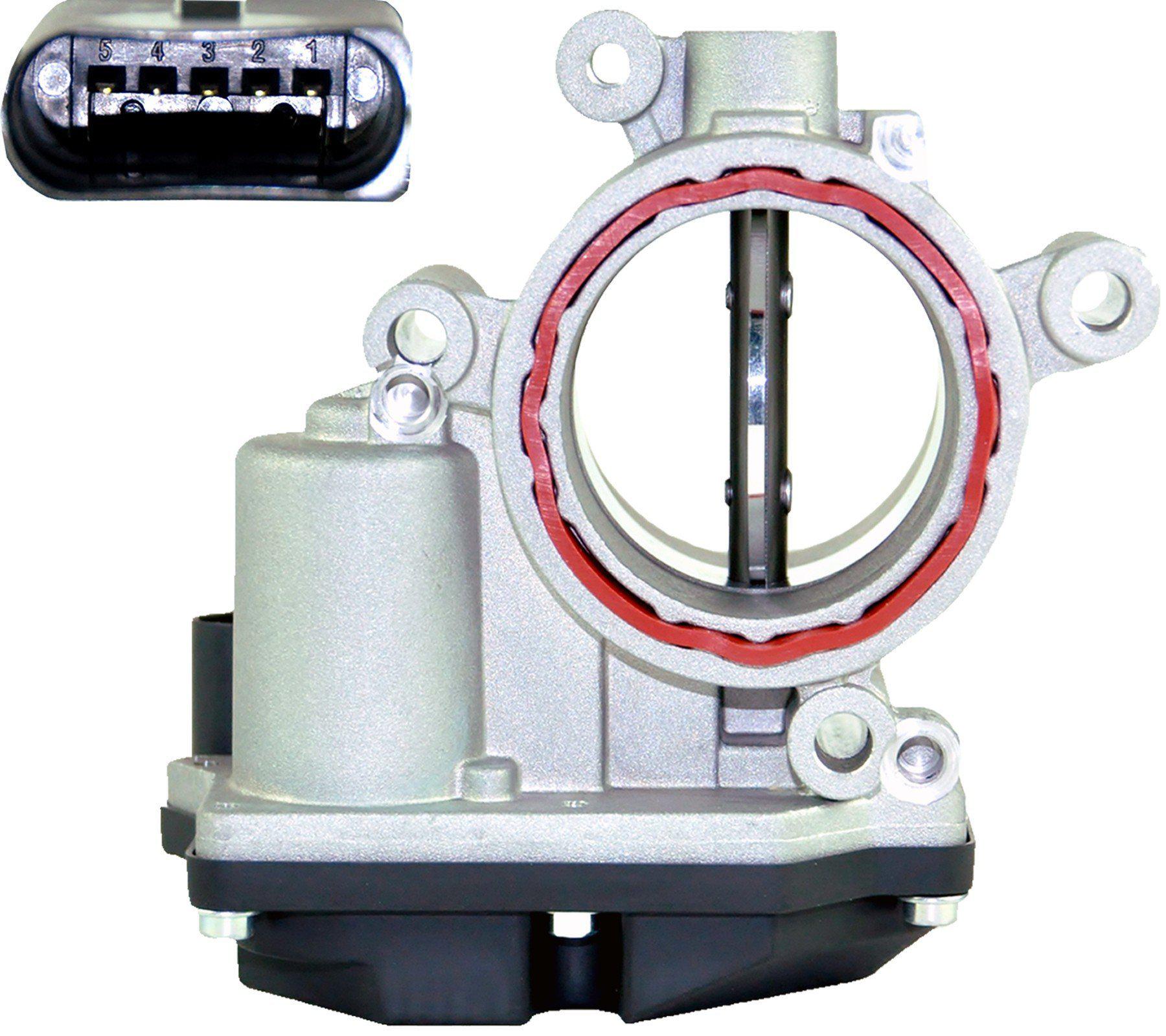 5 Pins Throttle Body (With Seals) For Audi, VW, Seat and Skoda 03L128063A - D2P Autoparts