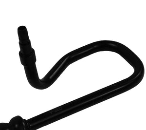 Front segment of power steering hose pipe Ford Transit 2006-2014 close up connector