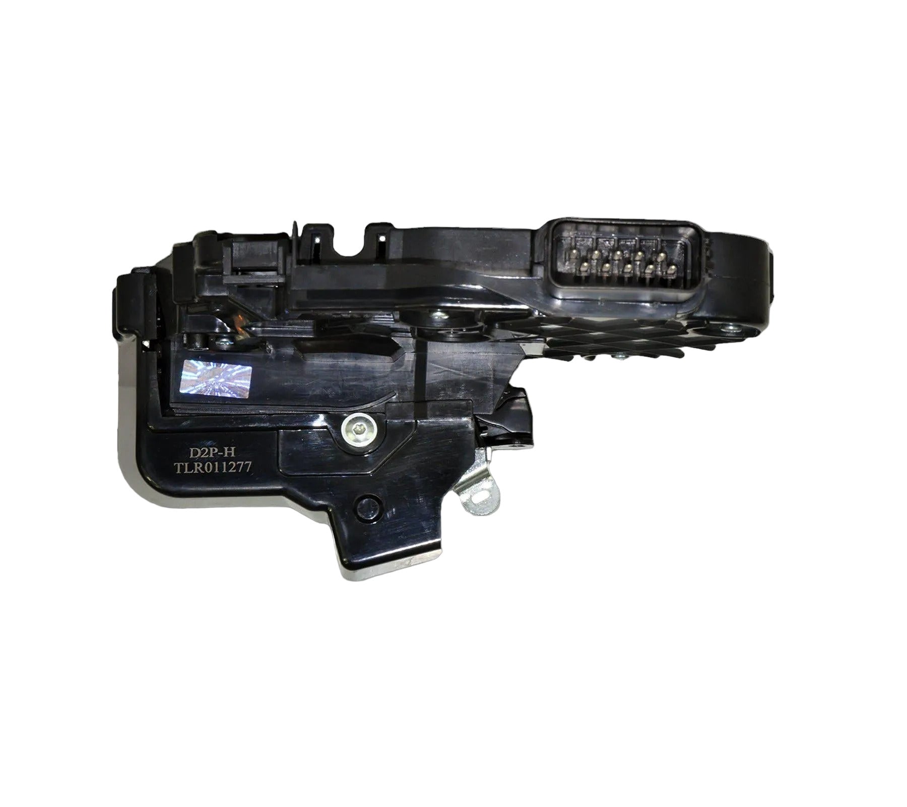 Discovery front left door latch with actuator assembly