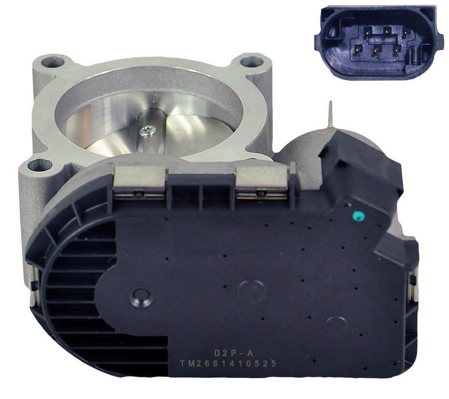 Throttle Body (6 Pins Electric) For Mercedes-Benz: A-Class, B-Class, C-Class, E-Class, SLK, A2661410525 - D2P Autoparts