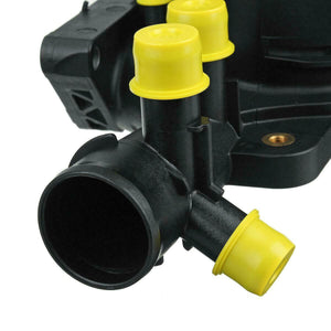 Fuel filter housing coolant flange for Mercedes diesel engine