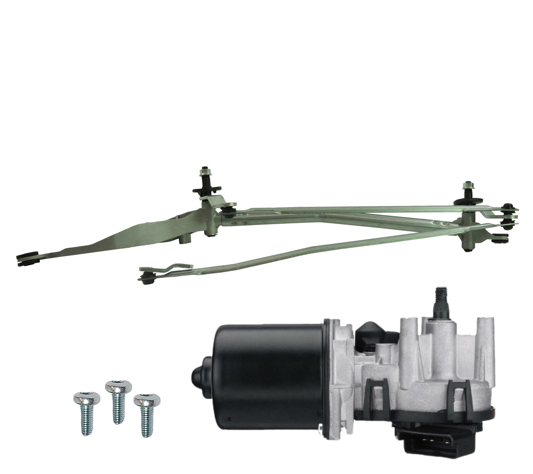 Windscreen Wiper Motor Linkage with Motor for Nissan: Qashqai+2 - D2P Autoparts