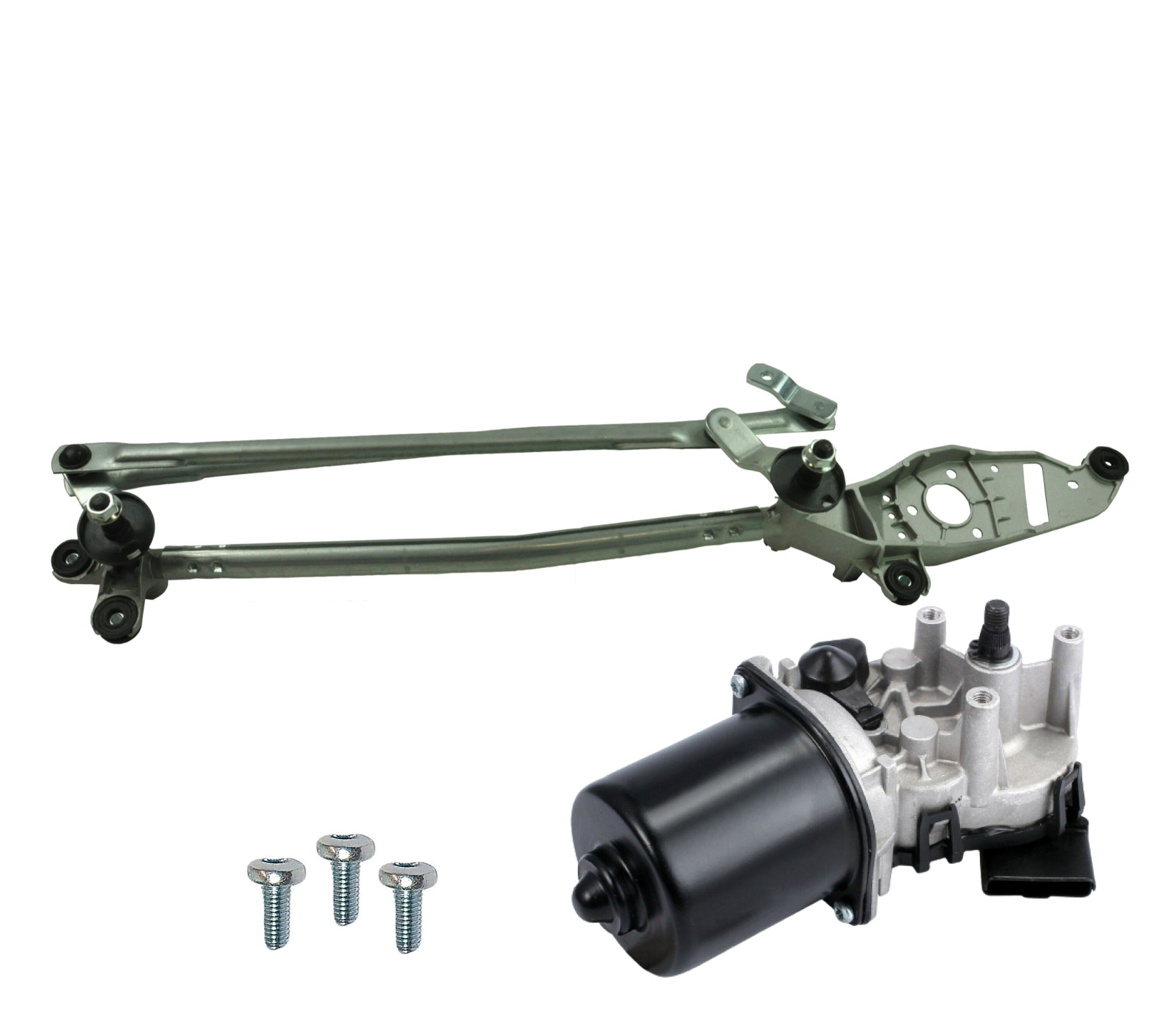 Windscreen Wiper Motor Linkage with Motor for Nissan: Qashqai+2 - D2P Autoparts