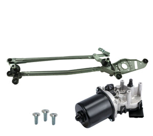 Windscreen Wiper Motor Linkage with Motor for Nissan: Qashqai+2 - D2P Autoparts