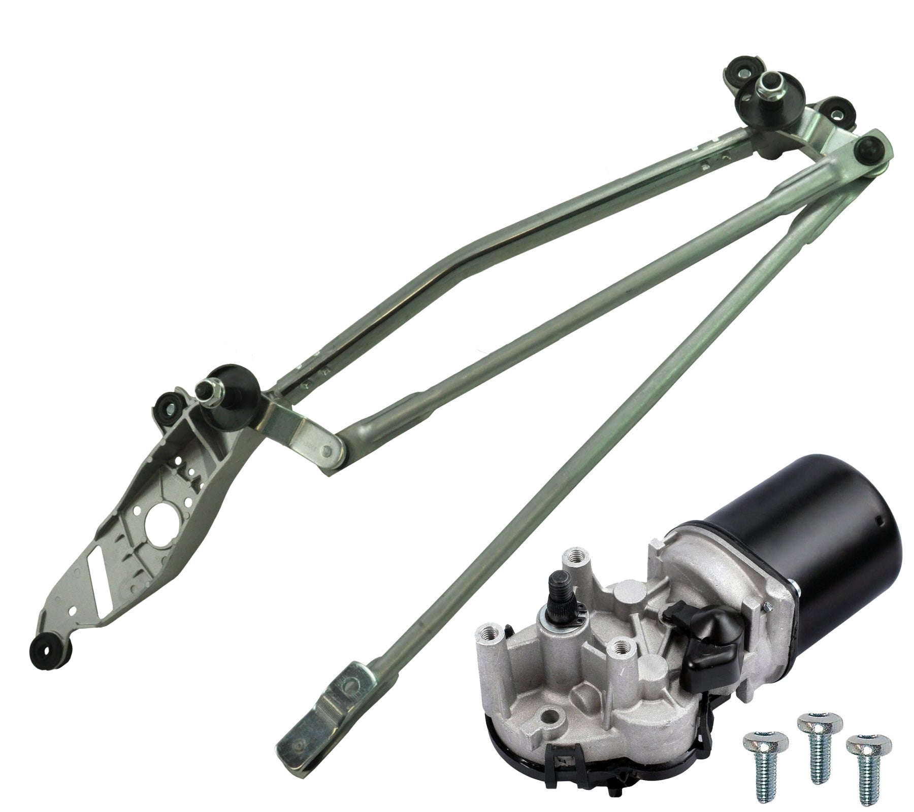 Windscreen Wiper Motor Linkage with Motor for Nissan: Qashqai+2 - D2P Autoparts