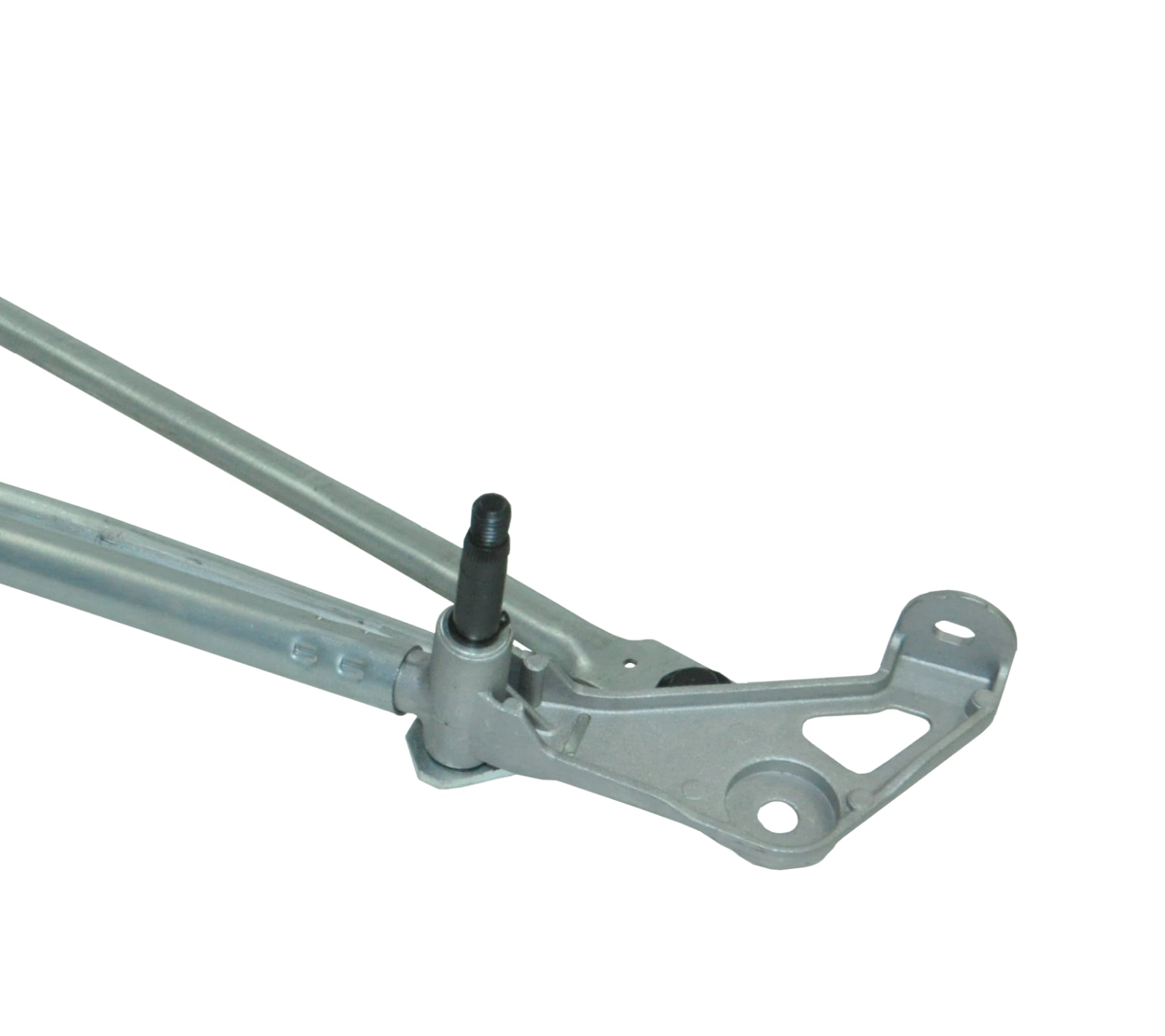 Complete wiper motor linkage for Renault Clio on white background