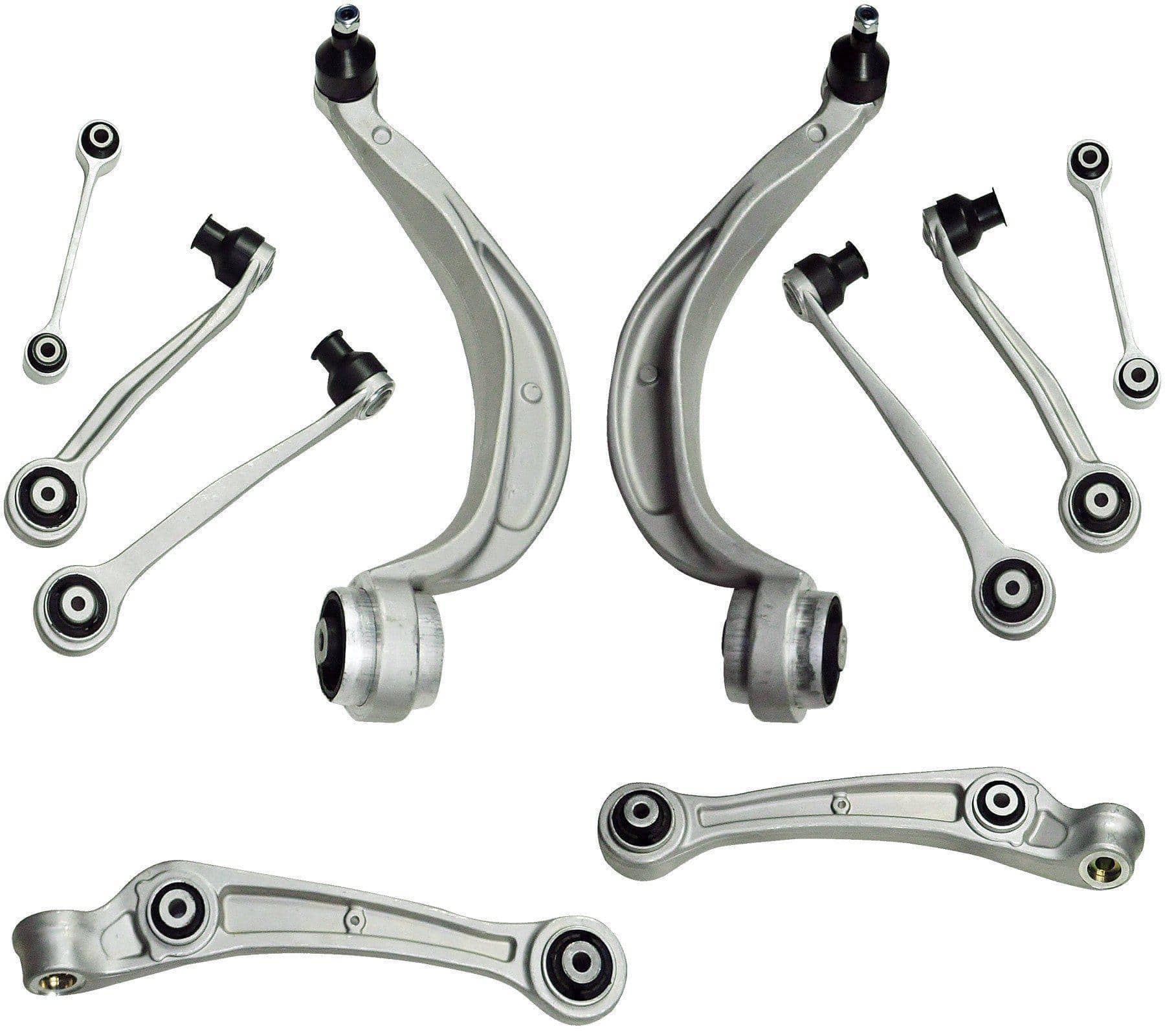Front Suspension Wishbone Control Arms Links Kit (Left & Right Sides) For Audi - D2P Autoparts