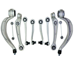 Front Suspension Wishbone Control Arms Links Kit (Left & Right Sides) For Audi - D2P Autoparts
