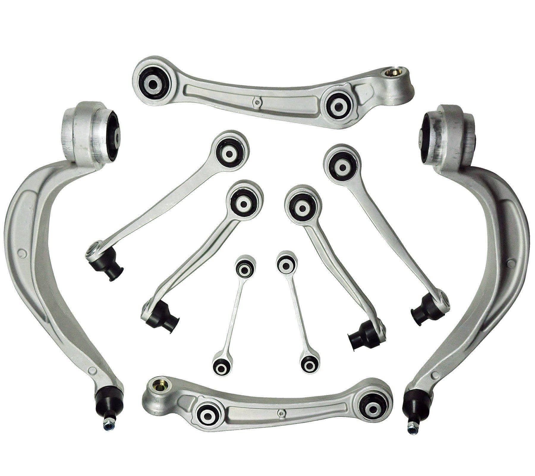 Front Suspension Wishbone Control Arms Links Kit (Left & Right Sides) For Audi - D2P Autoparts