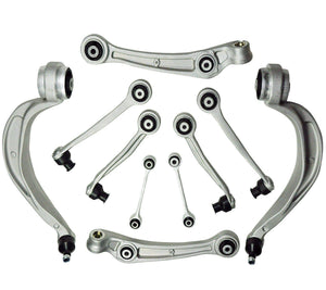 Front Suspension Wishbone Control Arms Links Kit (Left & Right Sides) For Audi - D2P Autoparts