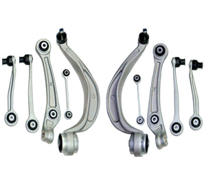 Front Suspension Wishbone Control Arms Links Kit (Left & Right Sides) For Audi - D2P Autoparts