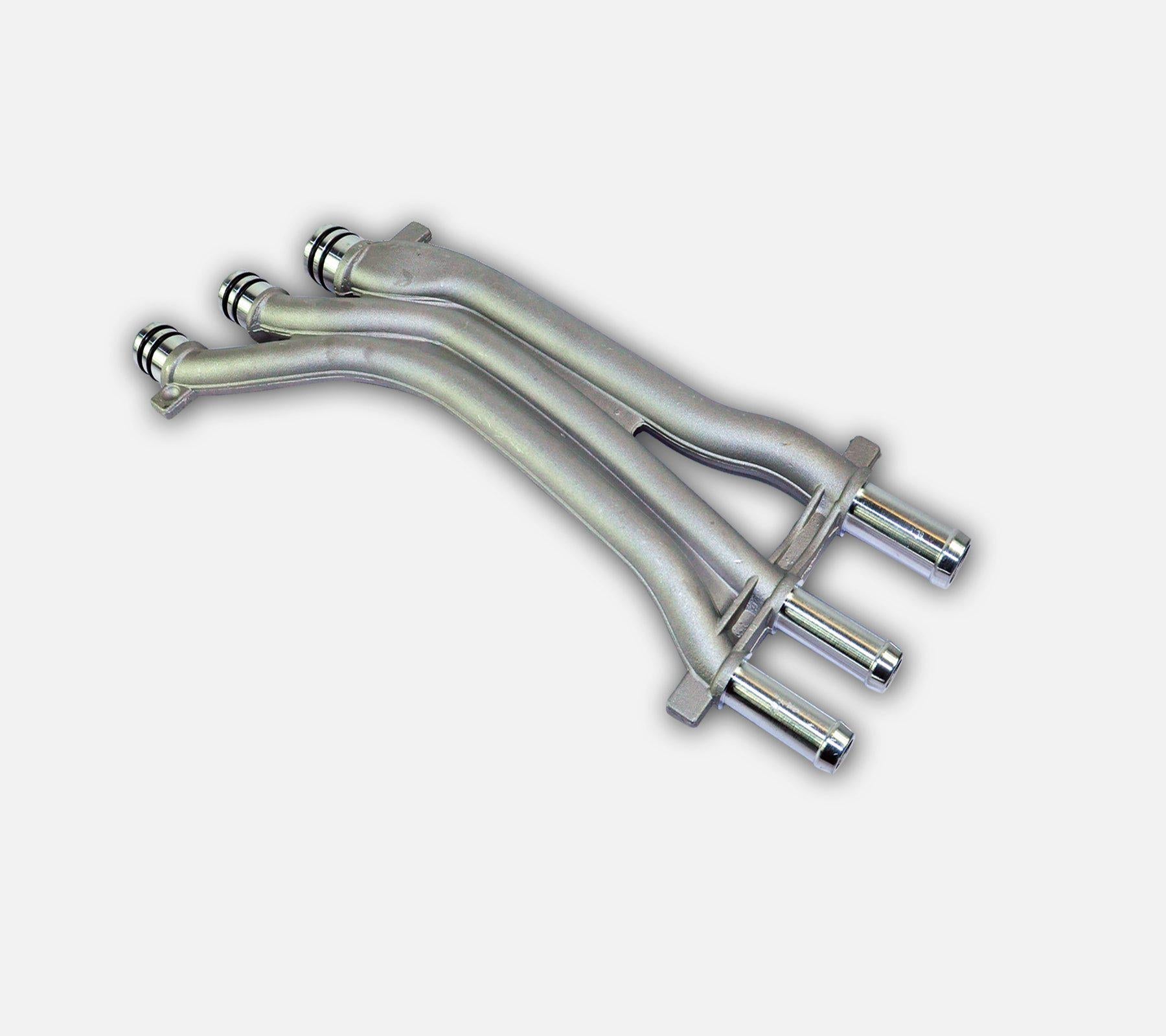 Aluminium Coolant Pipe Upgrade Repair Kit For Porsche Cayenne - D2P Autoparts