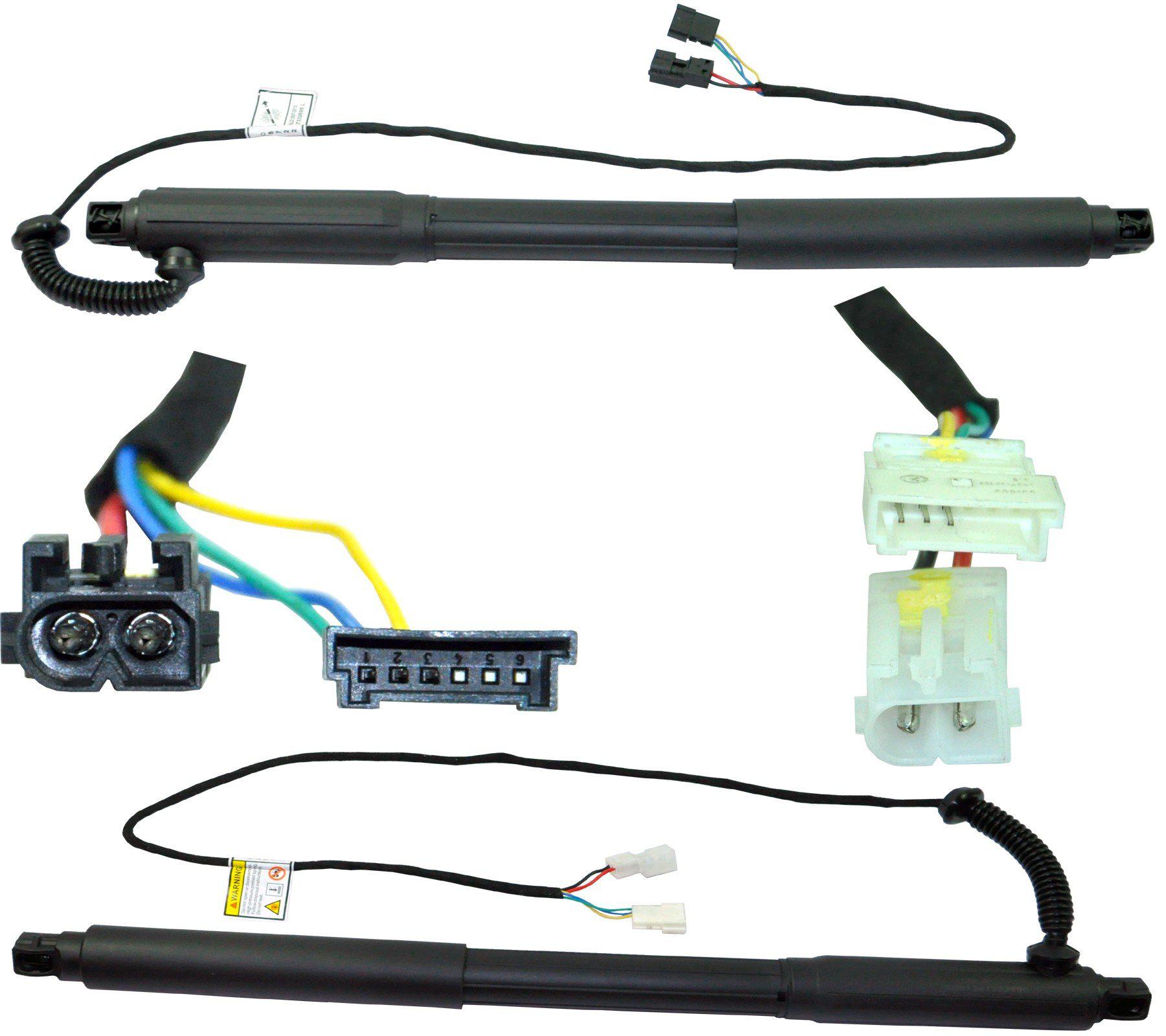 Boot Strut Gas Spindle Drives Pair (Rear Left & Right Sides) For BMW: X5, 51247332695, 51247332696 - D2P Autoparts