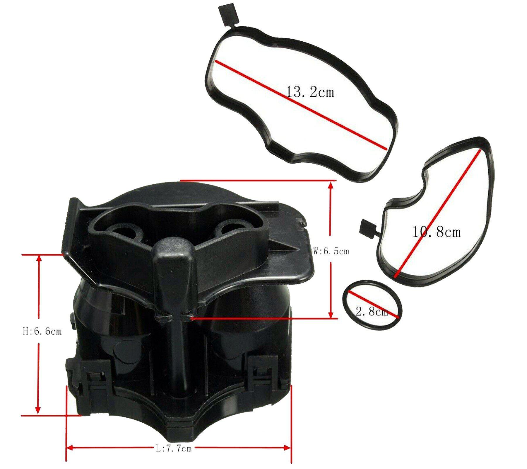 Crankcase Breather Kit (Gaskets + Seals) For Bmw/Land Rover/Opel - D2P Autoparts