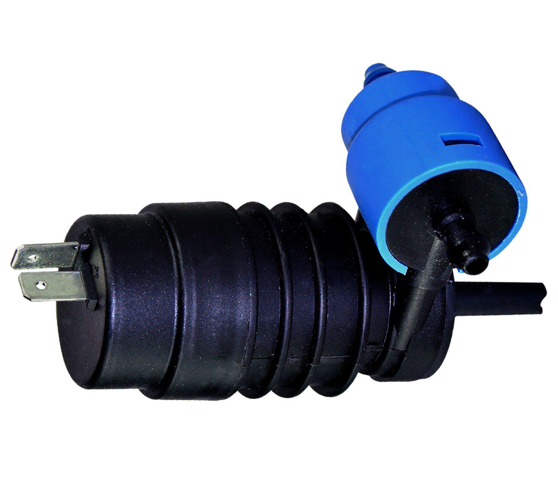 Double Outlet Washer Pump For Alfa Romeo/Daewoo/Fiat/Lancia/Mercedes Benz/Opel-Vauxhall - D2P Autoparts