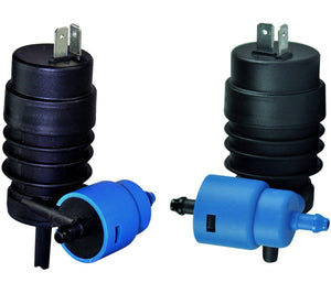 Double Outlet Washer Pump For Alfa Romeo/Daewoo/Fiat/Lancia/Mercedes Benz/Opel-Vauxhall - D2P Autoparts