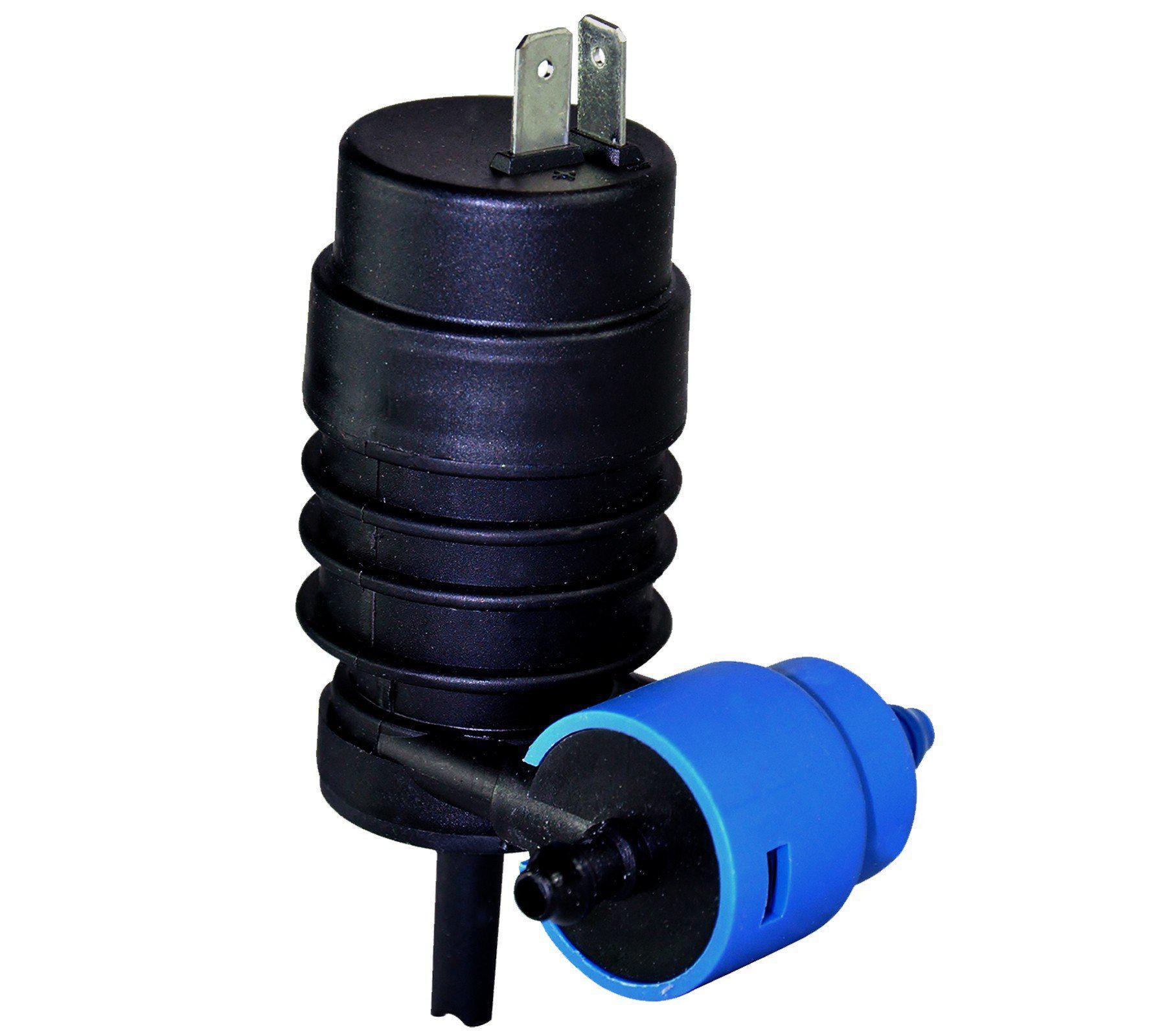 Double Outlet Washer Pump For Alfa Romeo/Daewoo/Fiat/Lancia/Mercedes Benz/Opel-Vauxhall - D2P Autoparts