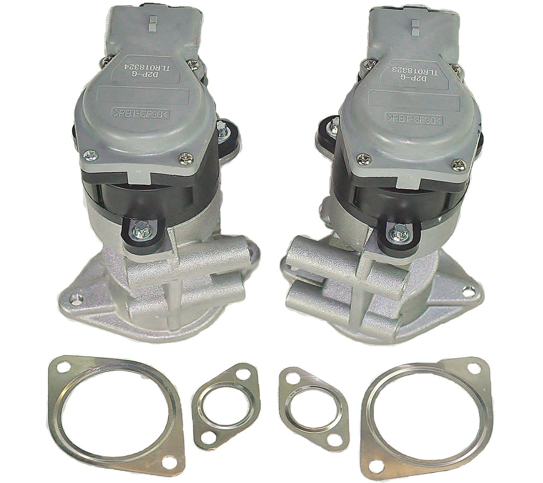 Egr Valve Pair 5 Pins (Front Left & Right Sides) For Land Rover: Discovery, Range Rover, Range Rover Sport, - D2P Autoparts