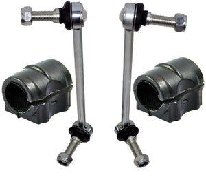 Front Anti Roll Bar Bushes + Drop-Links Kit (Left + Right) For Land Rover: Discovery, Range Rover Sport, RBM500150