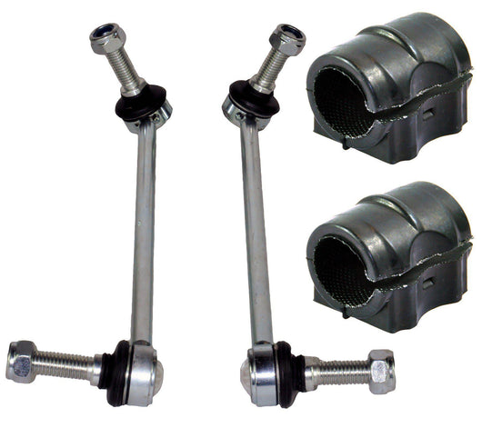 Front Anti Roll Bar Bushes + Drop-Links Kit (Left + Right) For Land Rover: Discovery, Range Rover Sport, RBM500150