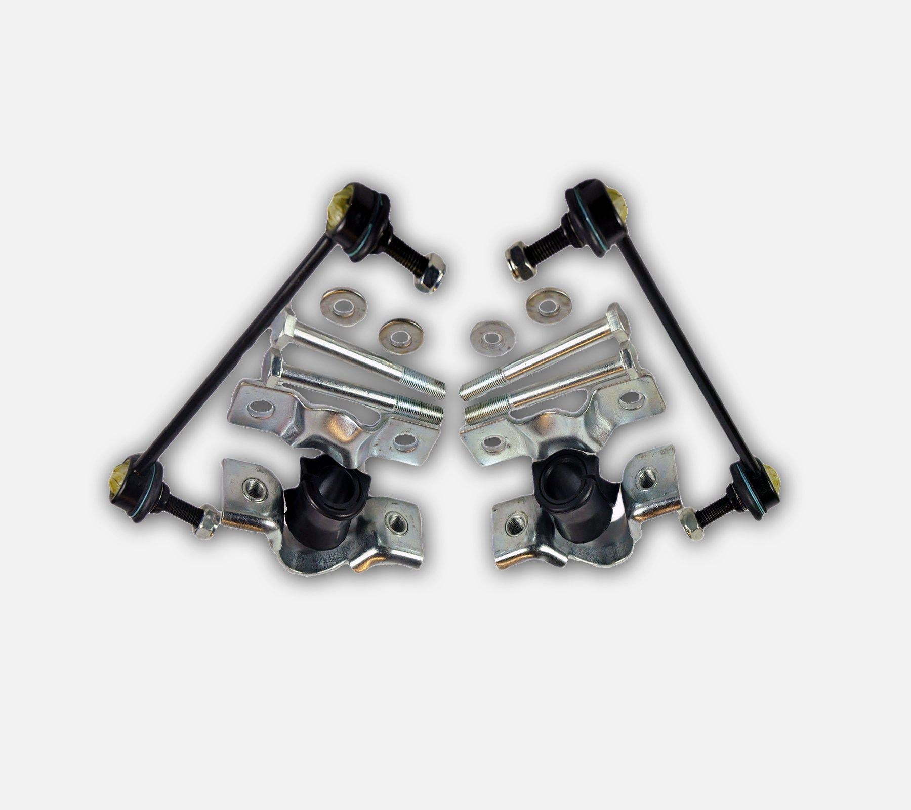 Front Anti Roll Bar Bushes & Links Repair Kit (Left & Right Sides) For ...