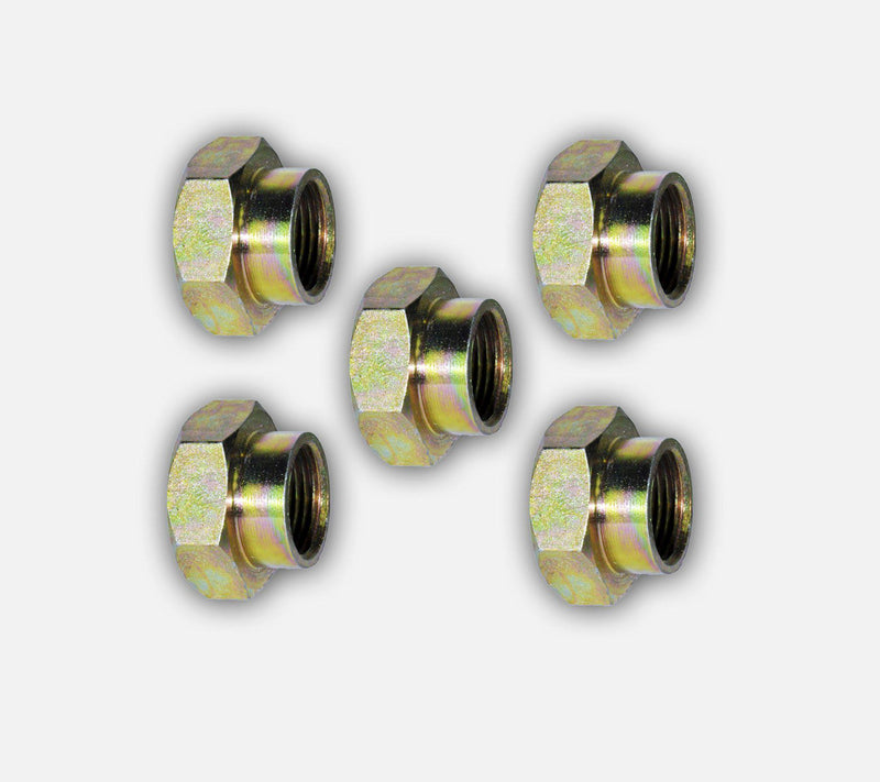 Front Hub Nut Set Of 5 For Peugeot, Citroen, Ford, Mazda, and Toyota 329714 - D2P Autoparts