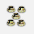 Front Hub Nut Set Of 5 For Peugeot, Citroen, Ford, Mazda, and Toyota 329714 - D2P Autoparts