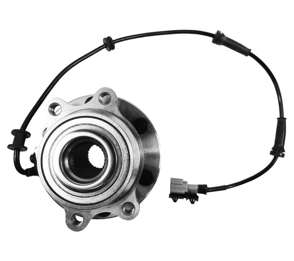 Front Hub Wheel Bearing Kit ABS Sensor For Nissan: Navara, Pathfinder, 402025X00A - D2P Autoparts