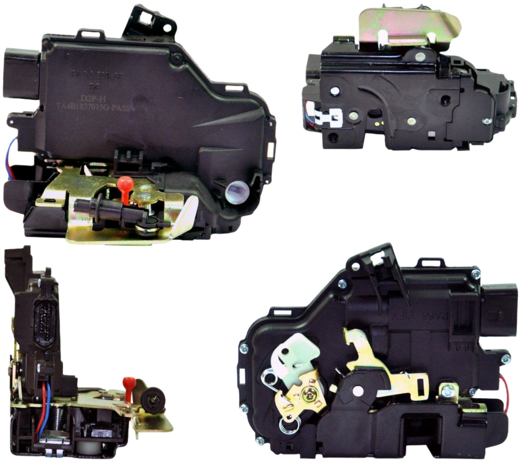Front Left Passenger Door Lock Actuator 9 Pins For Audi 4B1837015B, 4B1837015G - D2P Autoparts