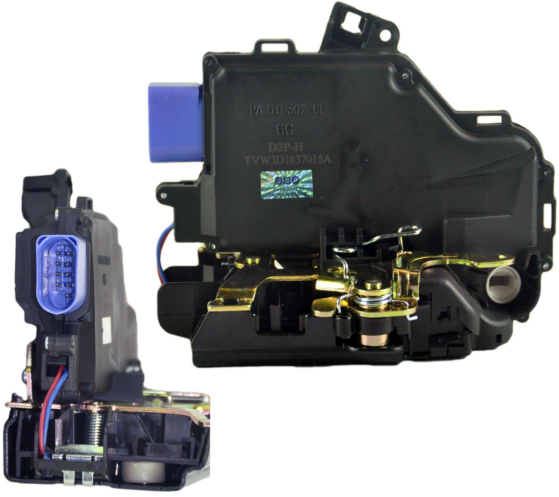 Front Left Passenger Door Lock Latch (9 Pins) For Seat/Skoda/Vw - D2P Autoparts