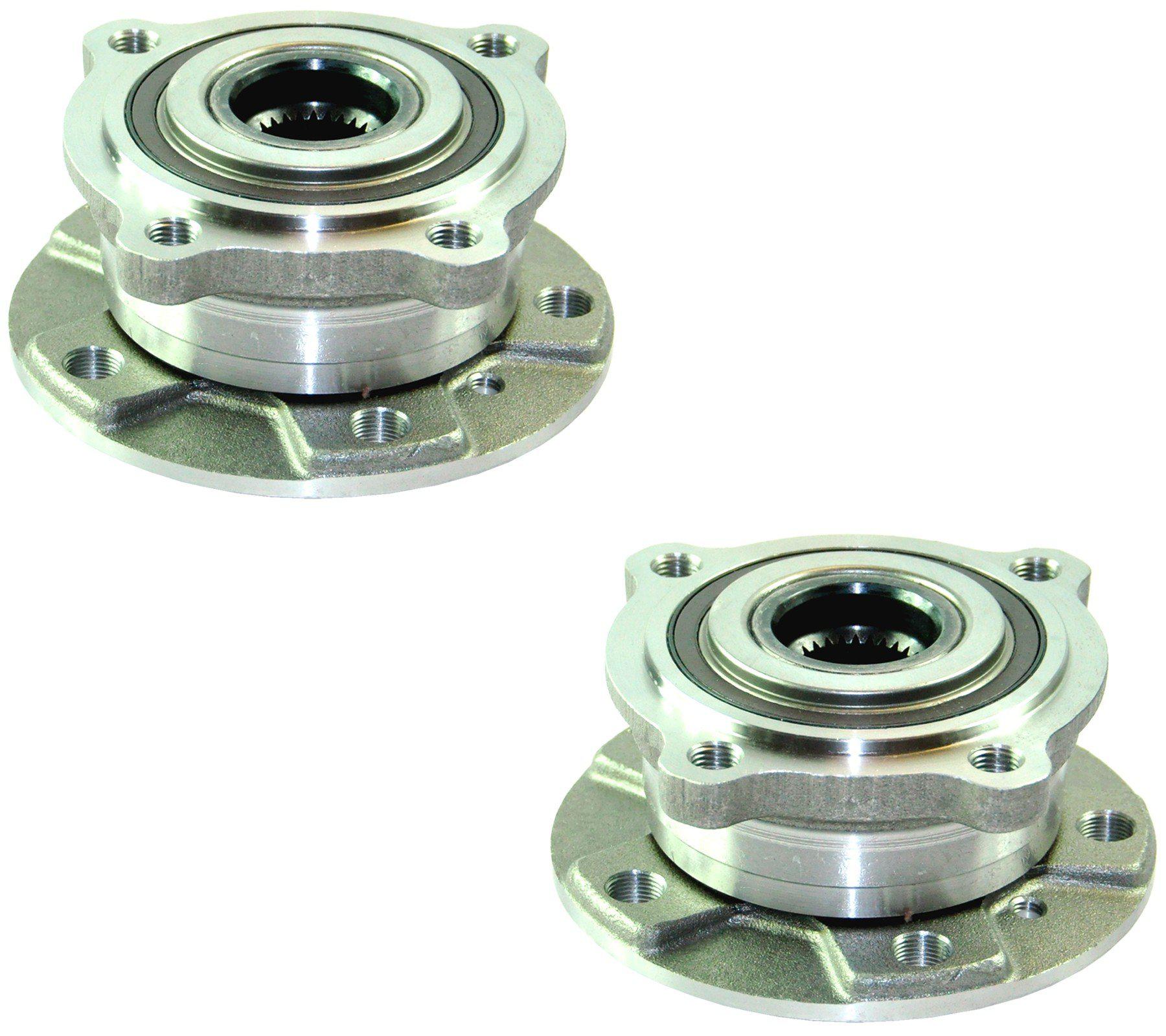 Front (Left & Right Pair) Wheel Bearing Hub Assembly For BMW: X5, X6 31206773207 - D2P Autoparts