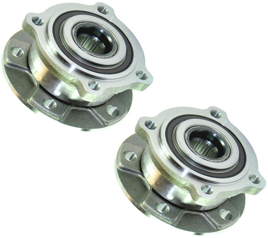 Front (Left & Right Pair) Wheel Bearing Hub Assembly For BMW: X5, X6 31206773207 - D2P Autoparts