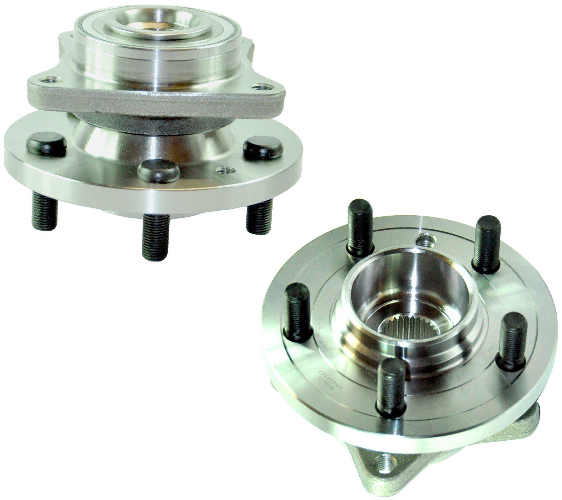 Front (Left & Right Pair) Wheel Bearing Hub Assembly For Land Rover: Discovery, Range Rover Sport, - D2P Autoparts