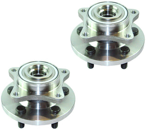 Front (Left & Right Pair) Wheel Bearing Hub Assembly For Land Rover: Discovery, Range Rover Sport, - D2P Autoparts