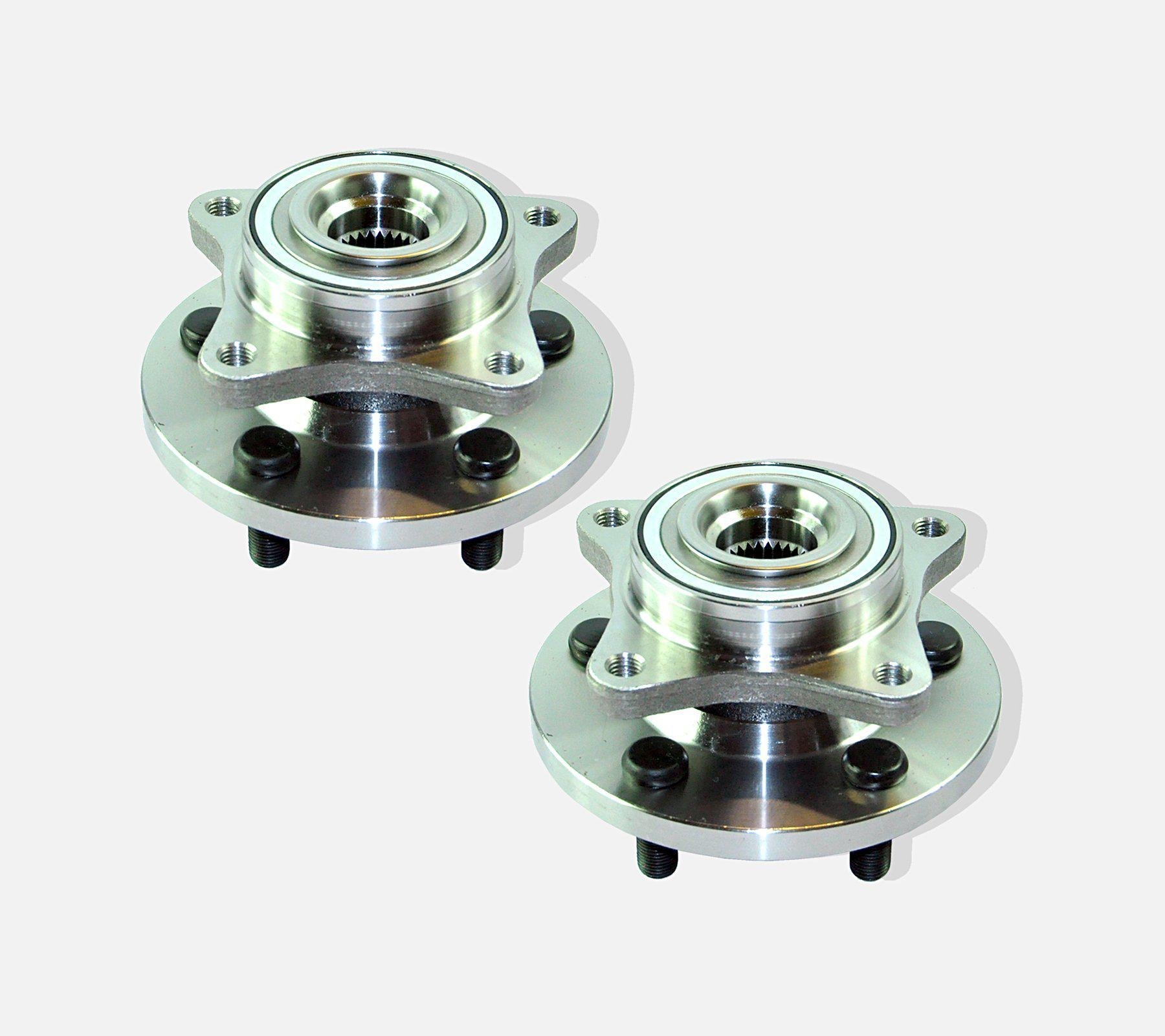 Front (Left & Right Pair) Wheel Bearing Hub Assembly For Land Rover: Discovery, Range Rover Sport, - D2P Autoparts