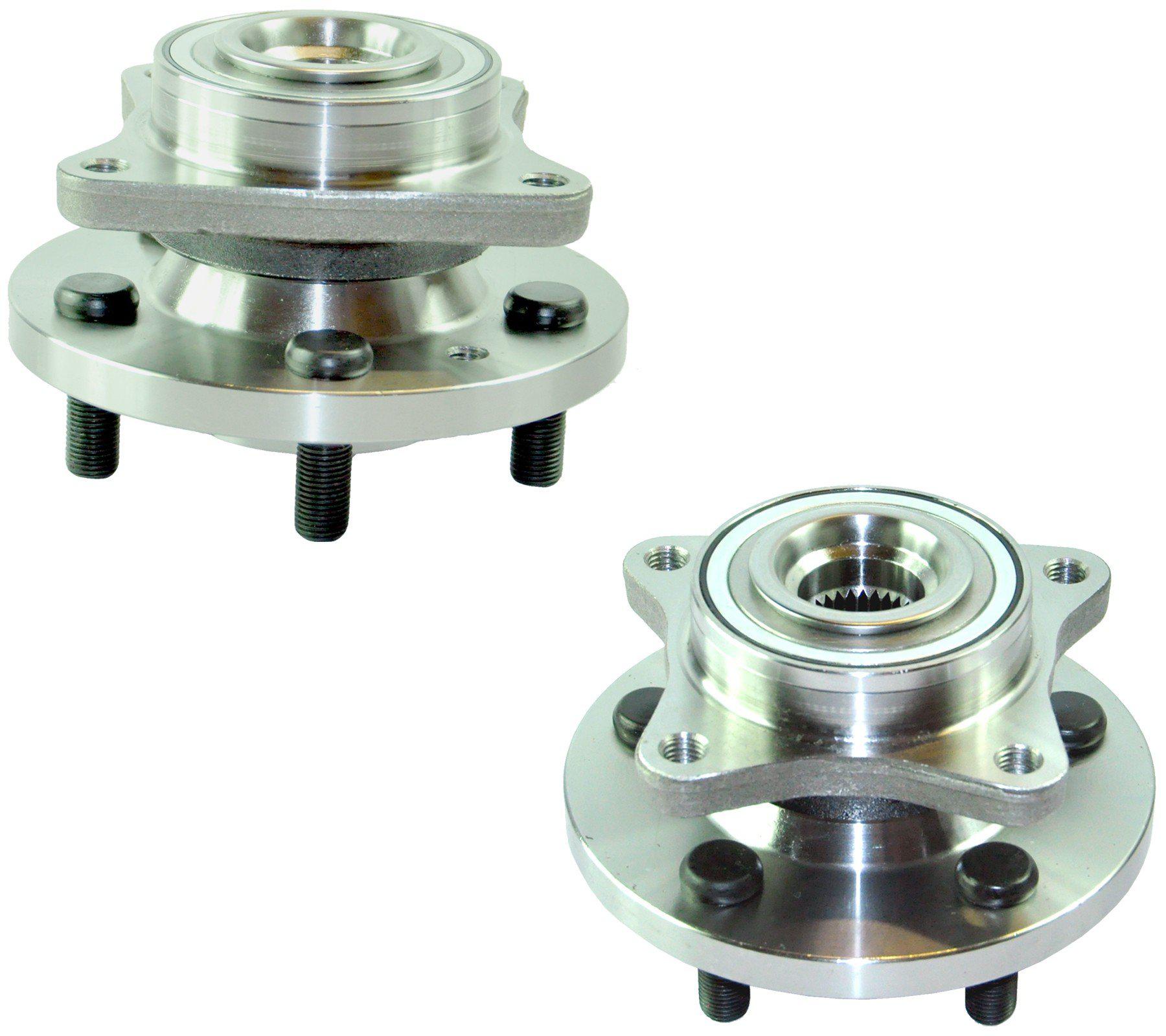 Front (Left & Right Pair) Wheel Bearing Hub Assembly For Land Rover: Discovery, Range Rover Sport, - D2P Autoparts