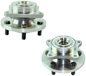 Front (Left & Right Pair) Wheel Bearing Hub Assembly For Land Rover: Discovery, Range Rover Sport, - D2P Autoparts