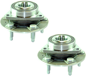 Front (Left + Right Pair) Wheel Bearing Hub For Chevrolet, Opel-Vauxhall, and Saab - D2P Autoparts