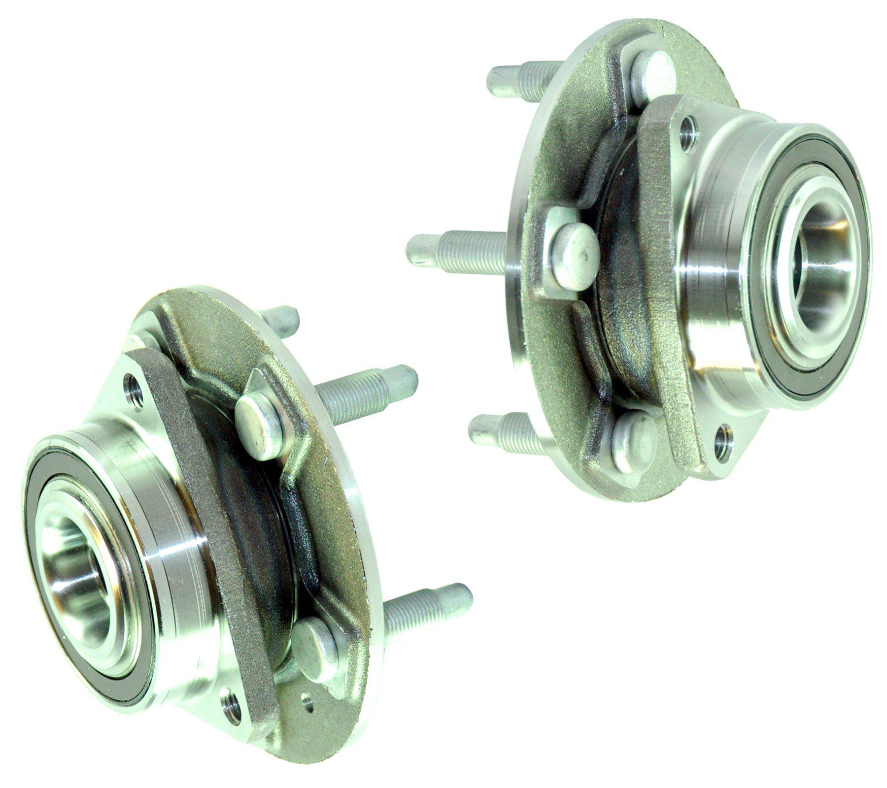 Front (Left + Right Pair) Wheel Bearing Hub For Chevrolet, Opel-Vauxhall, and Saab - D2P Autoparts