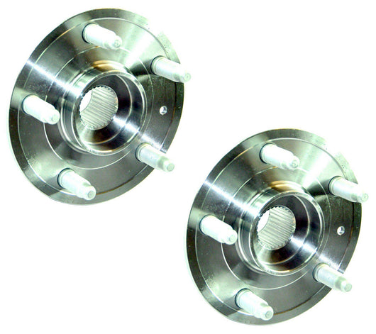 Front (Left + Right Pair) Wheel Bearing Hub For Chevrolet, Opel-Vauxhall, and Saab - D2P Autoparts