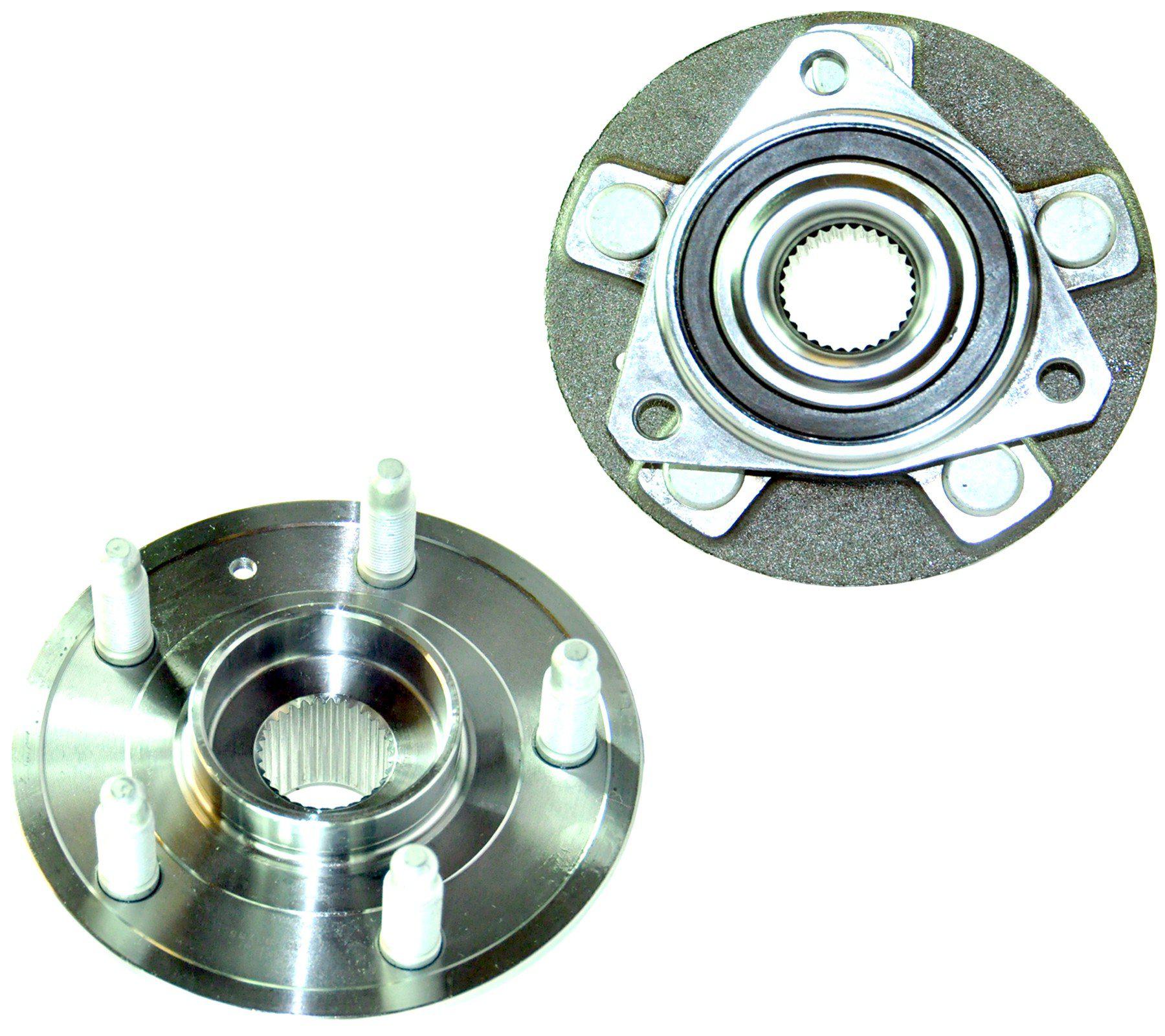 Front (Left + Right Pair) Wheel Bearing Hub For Chevrolet, Opel-Vauxhall, and Saab - D2P Autoparts