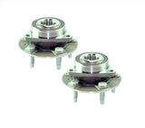 Front (Left + Right Pair) Wheel Bearing Hub For Chevrolet, Opel-Vauxhall, and Saab - D2P Autoparts