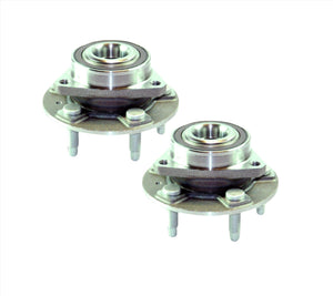 Front (Left + Right Pair) Wheel Bearing Hub For Chevrolet, Opel-Vauxhall, and Saab - D2P Autoparts