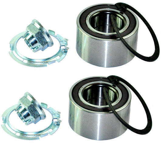 Front (Left +Right Pair) Wheel Bearing Hub Kit For Dacia, Smart, Renault, Nissan and Mercedes - D2P Autoparts