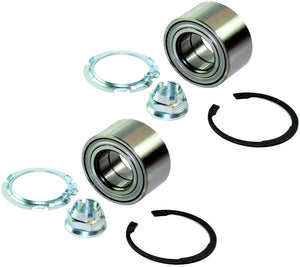 Front (Left +Right Pair) Wheel Bearing Hub Kit For Dacia, Smart, Renault, Nissan and Mercedes - D2P Autoparts